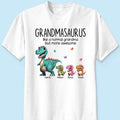 Grandmasaurus And Kids 3D Effect Dinosaurs Personalized Shirt | A Heartfelt Gift for Grandma's Birthday, Mother¡¯s Day, or Just Because
