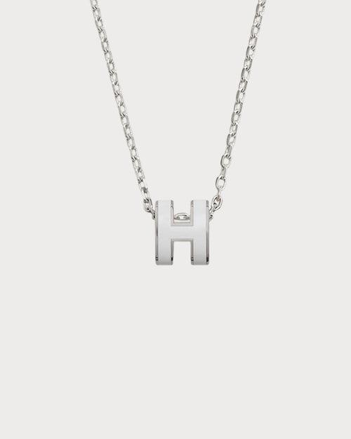 HERMES Silver Pop H Pendant(Mini/Many)