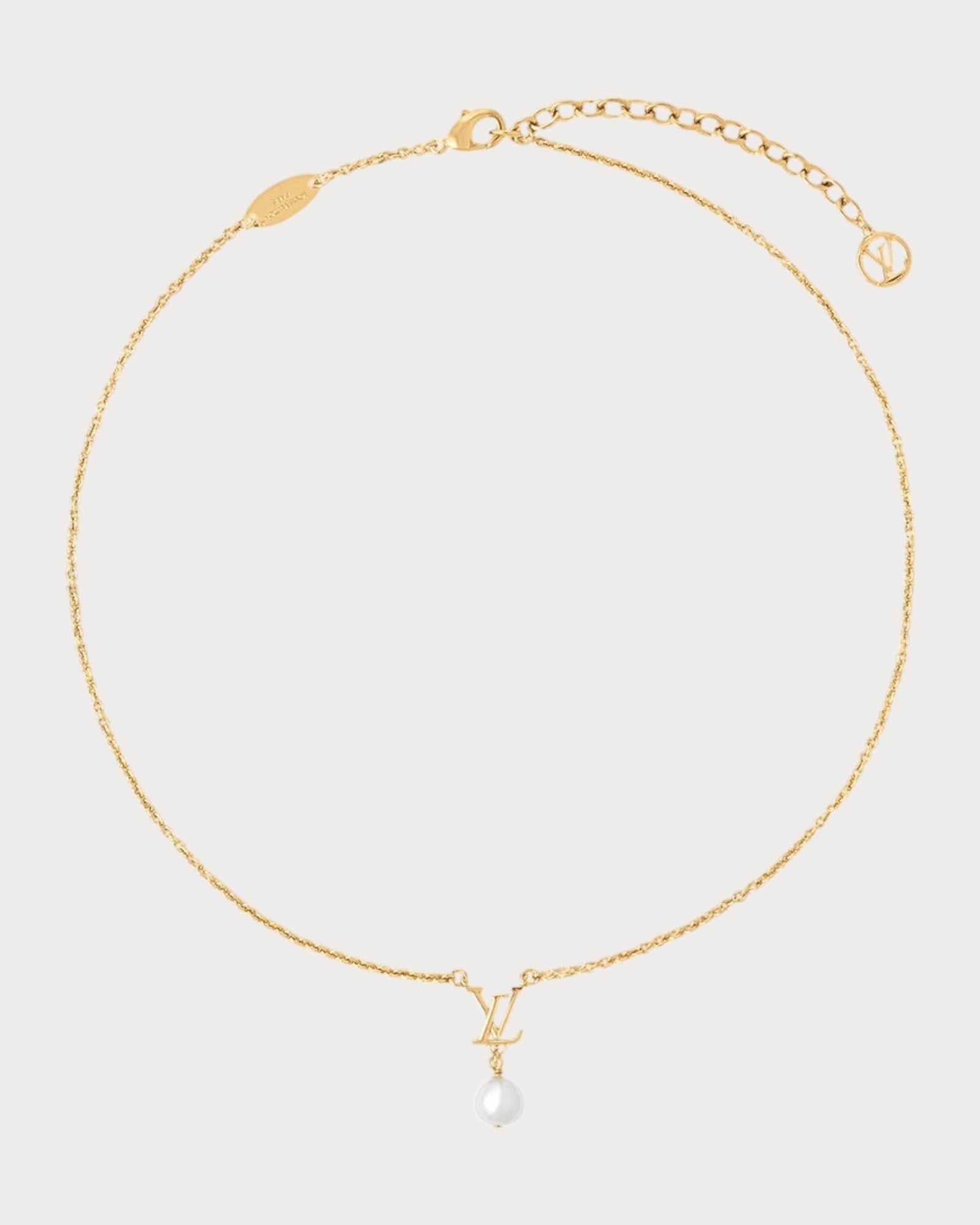 LOUIS VUITTON M01623 LV Iconic Louisa Necklace Metal(Gold)