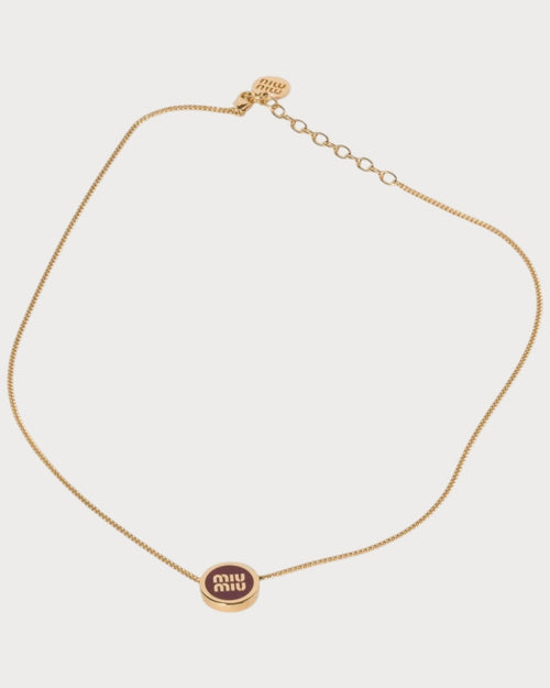 MIU MIU Metal Necklace(4 Colors)