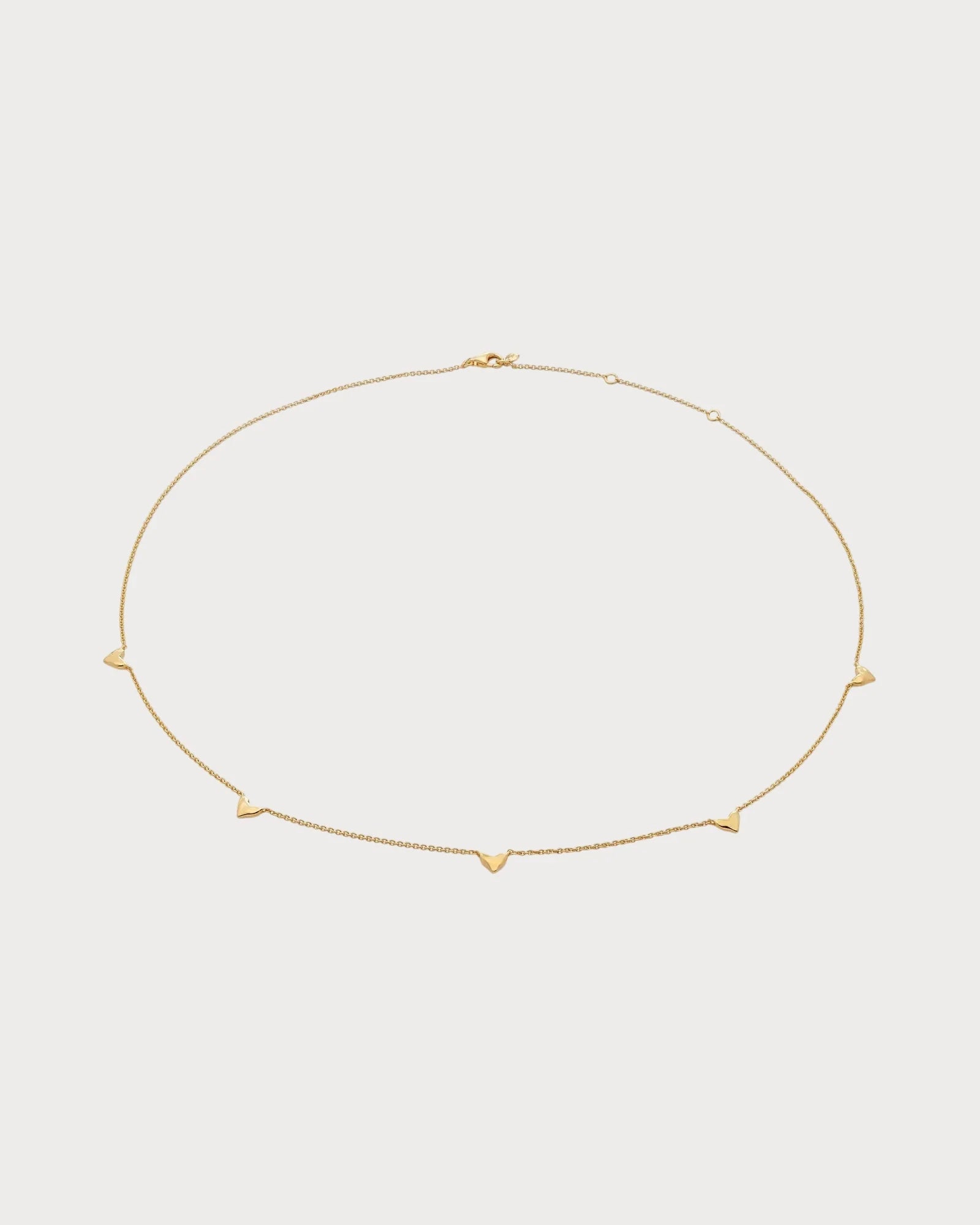 MONICA VINADER Heart Station 18ct Yellow Gold-Plated Vermeil Sterling-Silver Necklace(Gold)