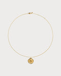 MONICA VINADER Initial S Stamp 18ct Yellow Gold Vermeil Necklace(Gold)
