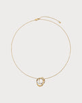 MONICA VINADER Nura Pave Wrap 18ct Yellow Gold Vermeil And Lab-Grown Diamond Necklace(Gold)