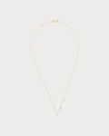 PERSEE Yellow Gold and Diamond 5-Stone Danae Necklace(Gold)