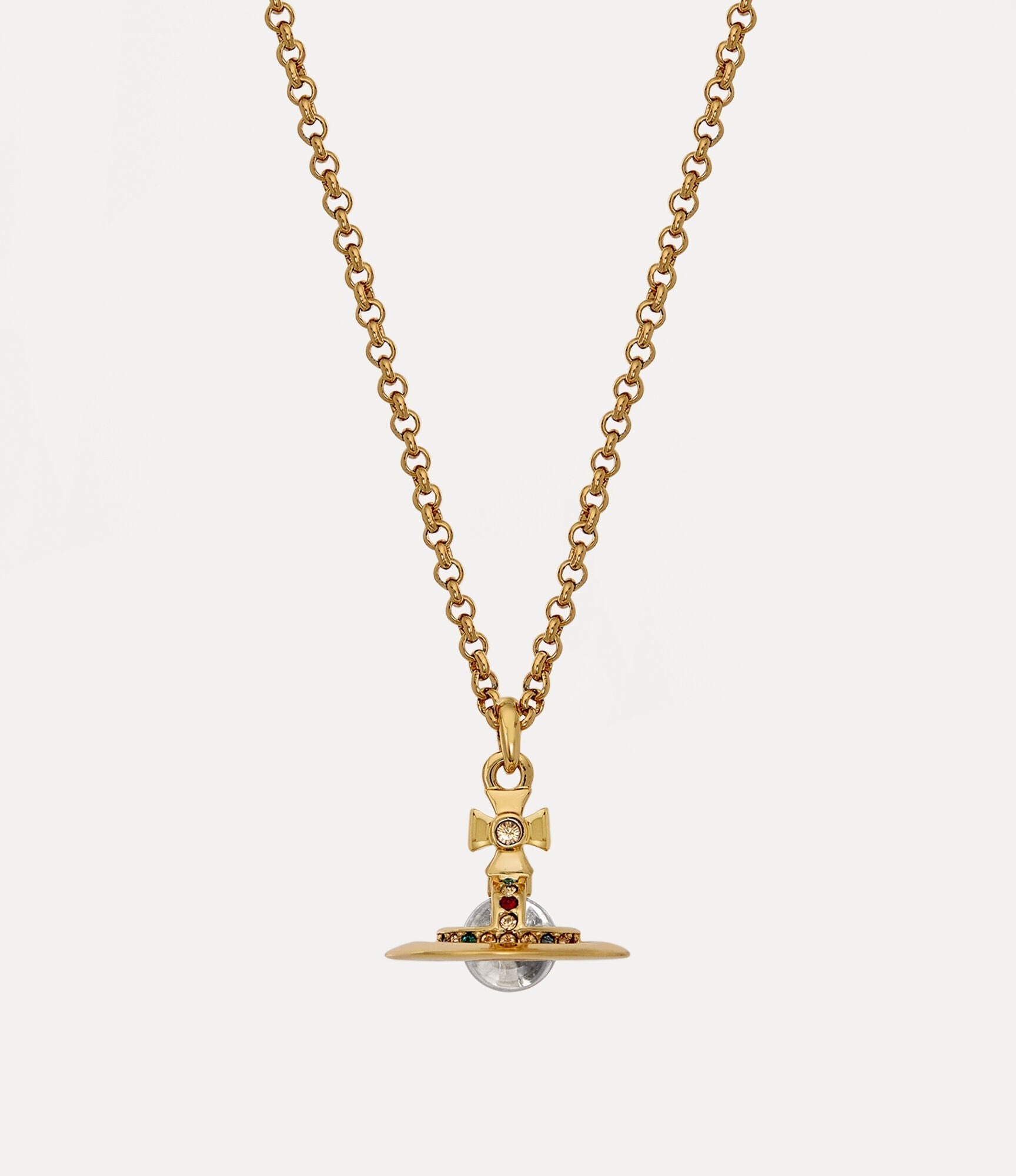VIVIENNE WESTWOOD New Orb Pendant Necklace Brass(Petite/4 Colors)